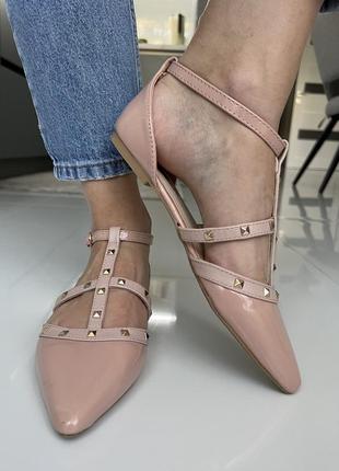 Новые туфли на низком ходу в стиле vlant узкий носок8 фото