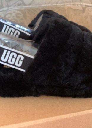 Цигейковые тапочки босоножки ugg