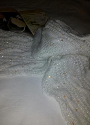 Вязаный красивый шарф