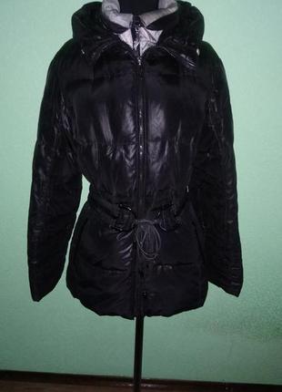 Куртка зимняя черная1 фото