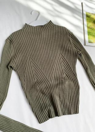 Джемпер, топ, кофта, хаки, h&m 3