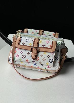 Женская сумка louis vuitton в расцветках, сумка луи виттон, кросс боди, брендовая сумка, сумка на плечо5 фото