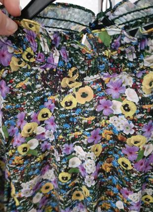 Vero moda, стильная блуза в цветочный принт6 фото