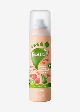 Освежающий спрей-дезодорант для ног разовым грейпфрутом и киви feet up1 фото
