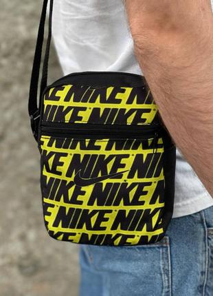 Месенджер nike, барсетка найк у 4 варіантах, сумка через плече чоловіча/підліткова/мужская3 фото