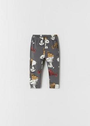 Лосини лосіни zara зара 110 штани 4 скінні снупі 5 штаны лосины snoopy peanuts