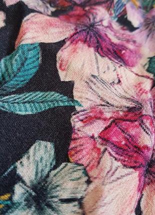 Платье рубашка h&m в цветочный принт.7 фото