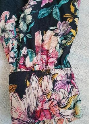 Платье рубашка h&m в цветочный принт.9 фото