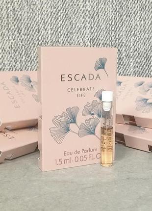 Escada celebrate life пробник для жінок (оригінал)