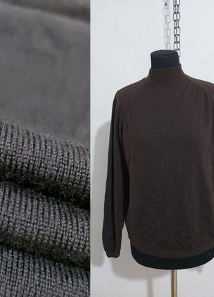 Вязаный свитер шерстяной под горло, водолазка из мериношерсти ewm