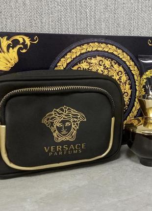 Versace pour femme dylan blue подарочный набор для женщин (оригинал)2 фото