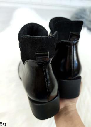 Жіночі лакові демісезонні черевики8 фото