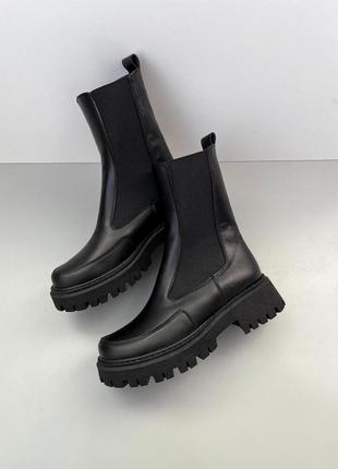 4926 зимові високі челсі