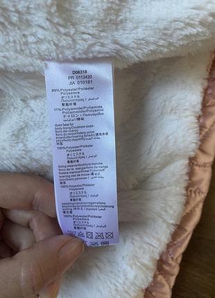 Куртка детская dkny теплая на искусственном меху 9м9 фото