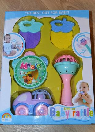 Набор погремушек для малышей baby rattle игрушки для грудничков звуковые игрушки для новорождённого грызунки