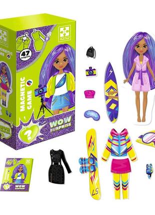 Игра настольная "магнитная одевалка" vladi toys vt3210-15 топ