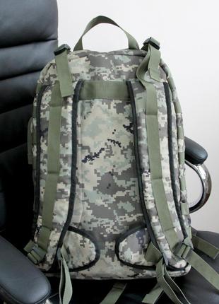 Рюкзак тактический 40л мультикам/пиксель армейский из кордуры, штурмовой рюкзак для военных походный ранец зсу8 фото