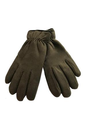 Военные двухслойные теплые  флисовые перчатки для военных, армейские перчатки цвета хаки, военные рукавички