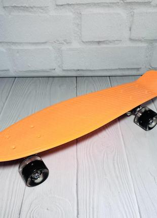 Скейт - пенни борд - penny board (светящиеся колеса) арт. 76761/2325 топ1 фото