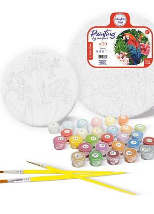 Картина за номерами "веліколепна стихія" ©art_selena_ua kho-r1001 діаметр 39 см ідейка3 фото