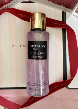 Victoria's secret love spell shimmer fragrance mist3 фото