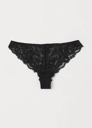 Трусики бразилияаны h&m lace brazilian briefs - s