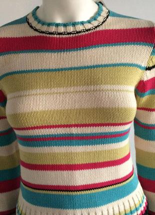 Светр в смужку h & m р 44 бавовна2 фото