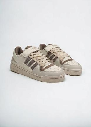 Adidas forum low ●rice brown powder●