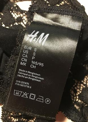 Трусики стринги h&m cotton lace thong - s5 фото