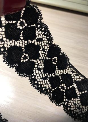 Трусики стринги h&m cotton lace thong - s9 фото