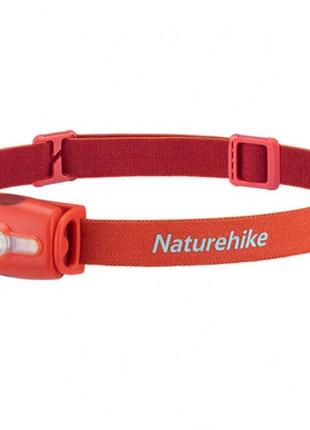 Фонарь налобный naturehike running  ip54 600mah charge nh18t005-f red