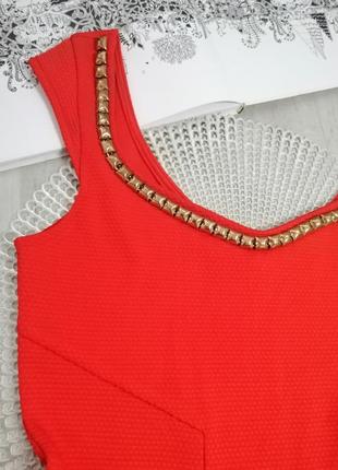 Ошатна червона червона блузка кофточка з баскою від дорогого бренду river island3 фото