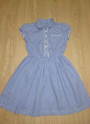 Платье в клеточку, 12 лет