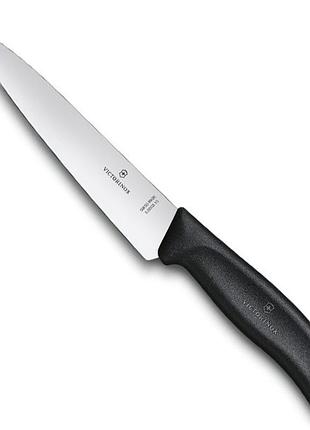 Кухонний ніж обробний victorinox swiss classic carving 15 см чорний (6.8003.15g)