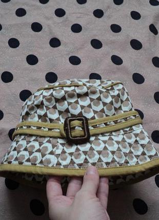 Панамка, ретро, женская панама на пляж, шапка на лето в стиле 60-х, летняя шляпа