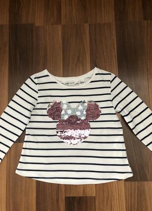 Реглан h&amp;m disney на 5/6 лет в идеале