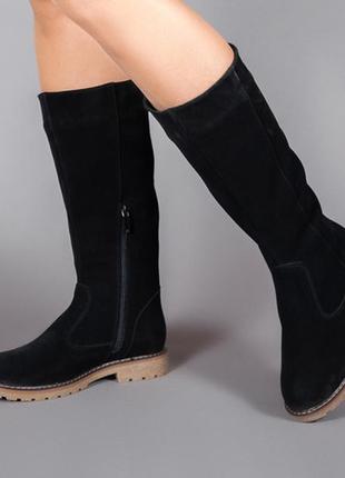 Натуральна кожа замша всі розміри багато кольорів чоботи зима деми