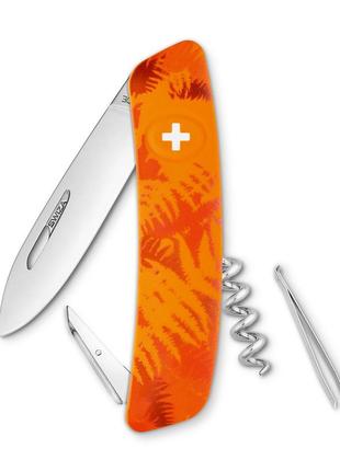 Швейцарський ніж swiza c01 filix помаранчевий (10.2060)