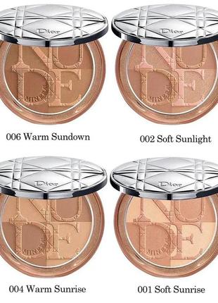 Бронзер для вишуканий dior diorskin mineral nude bronze 01 soft sunrise 10g2 фото