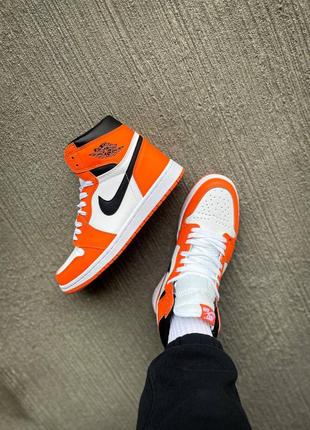 Кросівки nike air jordan 1 retro reverse shattered backboard6 фото