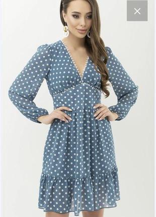 Платье в горох