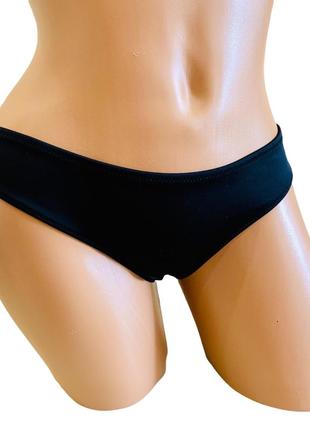 Плавки pink victoria’s secret swim bikini bottom cheeky black xs