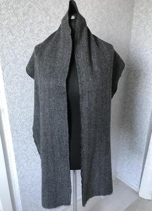 Cashmere, элегантный шарф (унисекс), 50%кашемир, 50%шерсть мериноса, тёплый, мягкий, приятный к телу, комфортный.3 фото