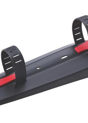 Крило переднє bbb bfd-18 mudcatcher чорний /червоний (bfd-18)