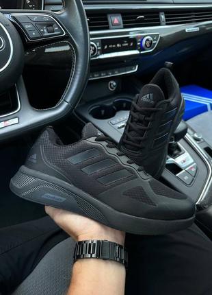 Мужские кроссовки adidas cloudfoam termo all black