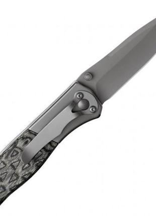 Складной ножик 165 мм, стальная рукоять с деревянными накладжками intertool ht-0590