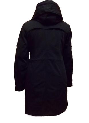Женская куртка женская из коттоновой ткани, без подкладки, больших размеров бежевая.9 фото