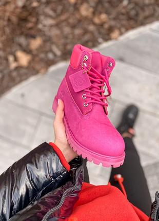 Черевики timberland purple fur5 фото