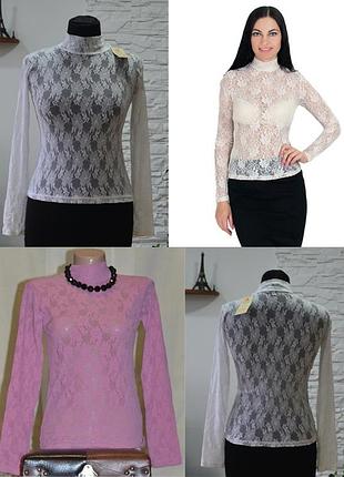 Гіпюровий гольфик від марки флавер/ flower collection