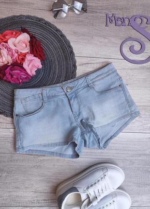 Жіночі блакитні джинсові шорти короткі pimkie розмір м